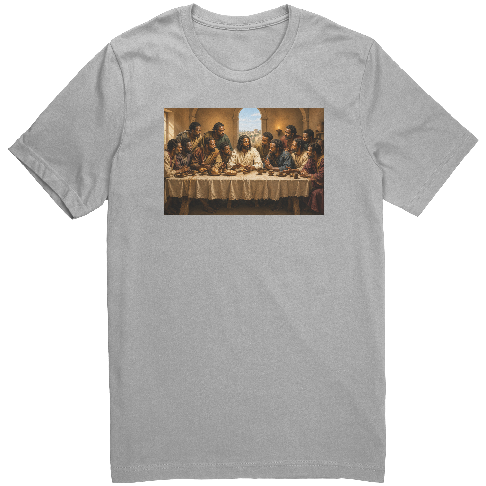 Black_Last_Supper_T-Shirt__African_Amer_Silver_Mockup.png_15932500
