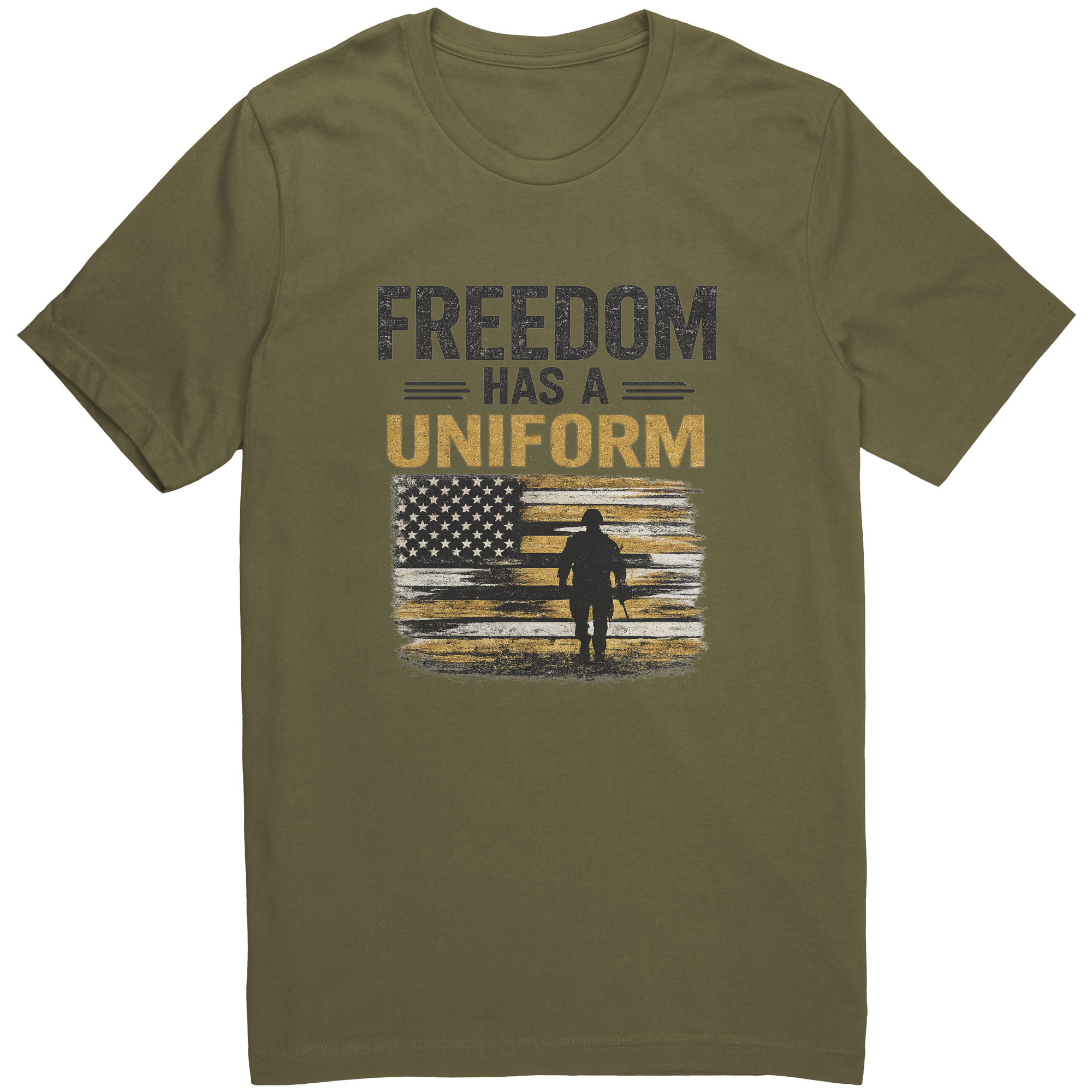 Freedom_Has_a_Uniform_Mens_T-Shirt_Military_Green_Mockup.png_15934461