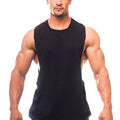 Just Gym Wear Muscle Guys Clothing Mens Loose Open Side Tank Tops For Male Summer Cut Off Sleeveless Active Shirts Fitness Vest