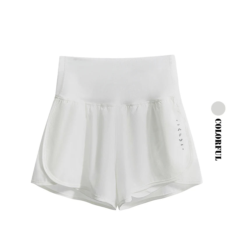 DRUR 2pcs Yoga Set Women Summer Sports Suit 2 Piece Sportswear Outfits Female Short Sleeve Fitness Tops Running Shorts Sets New