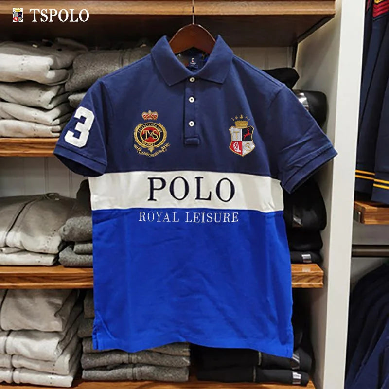 Classic Men Short Sleeve Polo Shirt 2026 New Golf Great Quality Oversize Men Button Collar T-shirt US Size Clothing Manufacturer