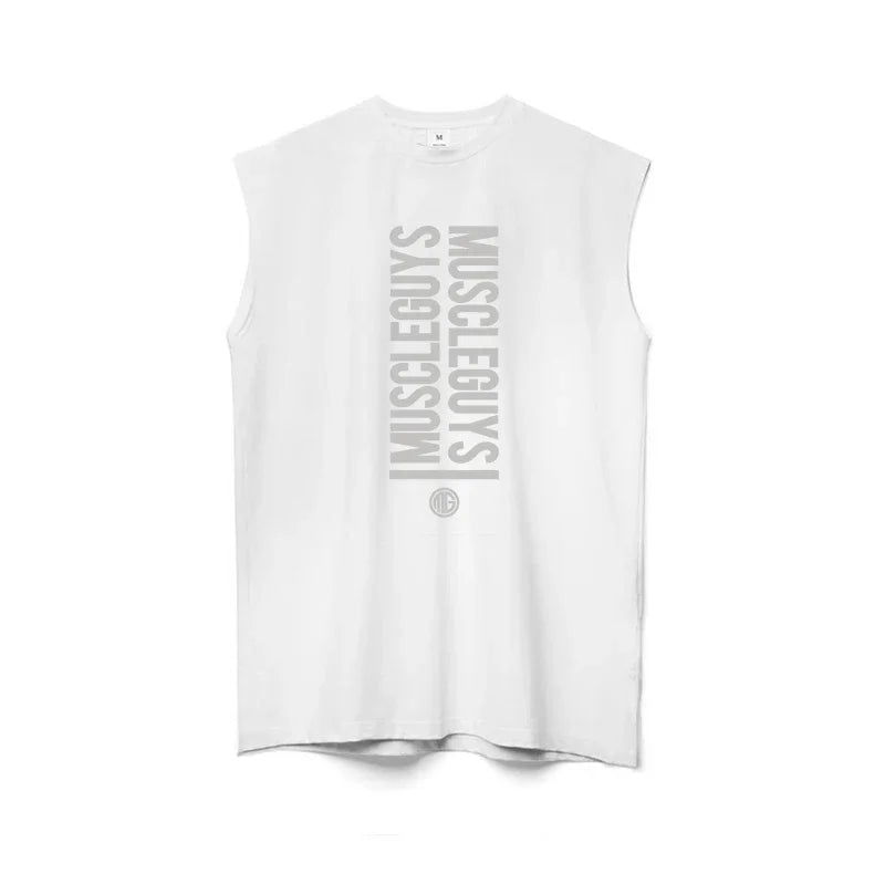 Muscleguys Mesh Gym Clothing Men Workout Tank Top Bodybuilding Vest Fitness Sleeveless Shirt Mens Sports Basketball Jerseys