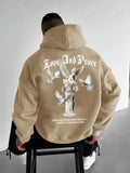 2025 New Trendy Long Sleeve Men's Angel Printed Casual Street Hoodie Autumn/Winter Clothing