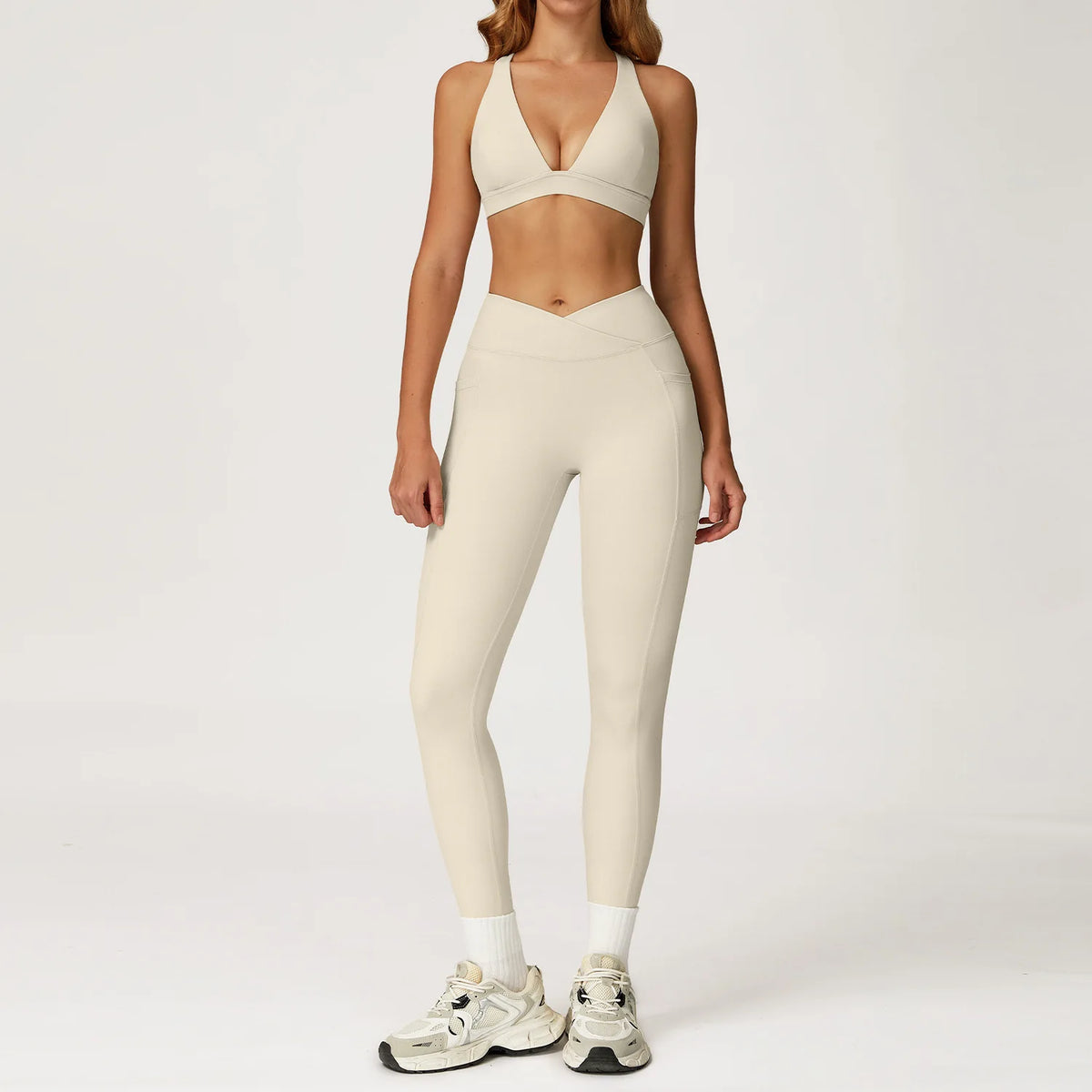 Women Tracksuit Yoga Set 2PCS Gym Workout Clothes for Female Push Up Bra High Waist Leggings Sexy Fitness Sportswear Sports Suit