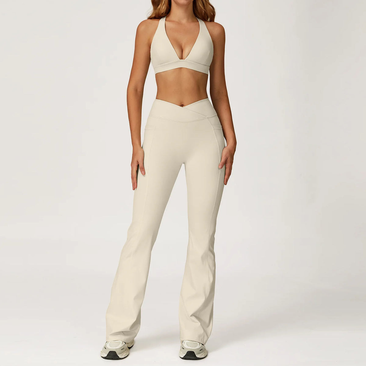 Women Tracksuit Yoga Set 2PCS Gym Workout Clothes for Female Push Up Bra High Waist Leggings Sexy Fitness Sportswear Sports Suit
