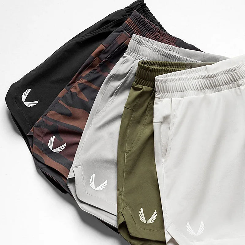 Mens Gym Training Shorts Men Sweat Sports Casual Clothing Fitness Workout Running Quick-Drying Compression Shorts Sweatpants