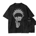 Gojo Satoru Jujutsu Kaisen Anime Vintage Washed T-Shirt