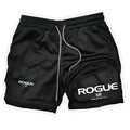 Rogue Gyms Mens 2-in-1 Double Layer Tight Sports Shorts Four Season All Weather Gym Fitness Daily Athletic Sport Bottoms
