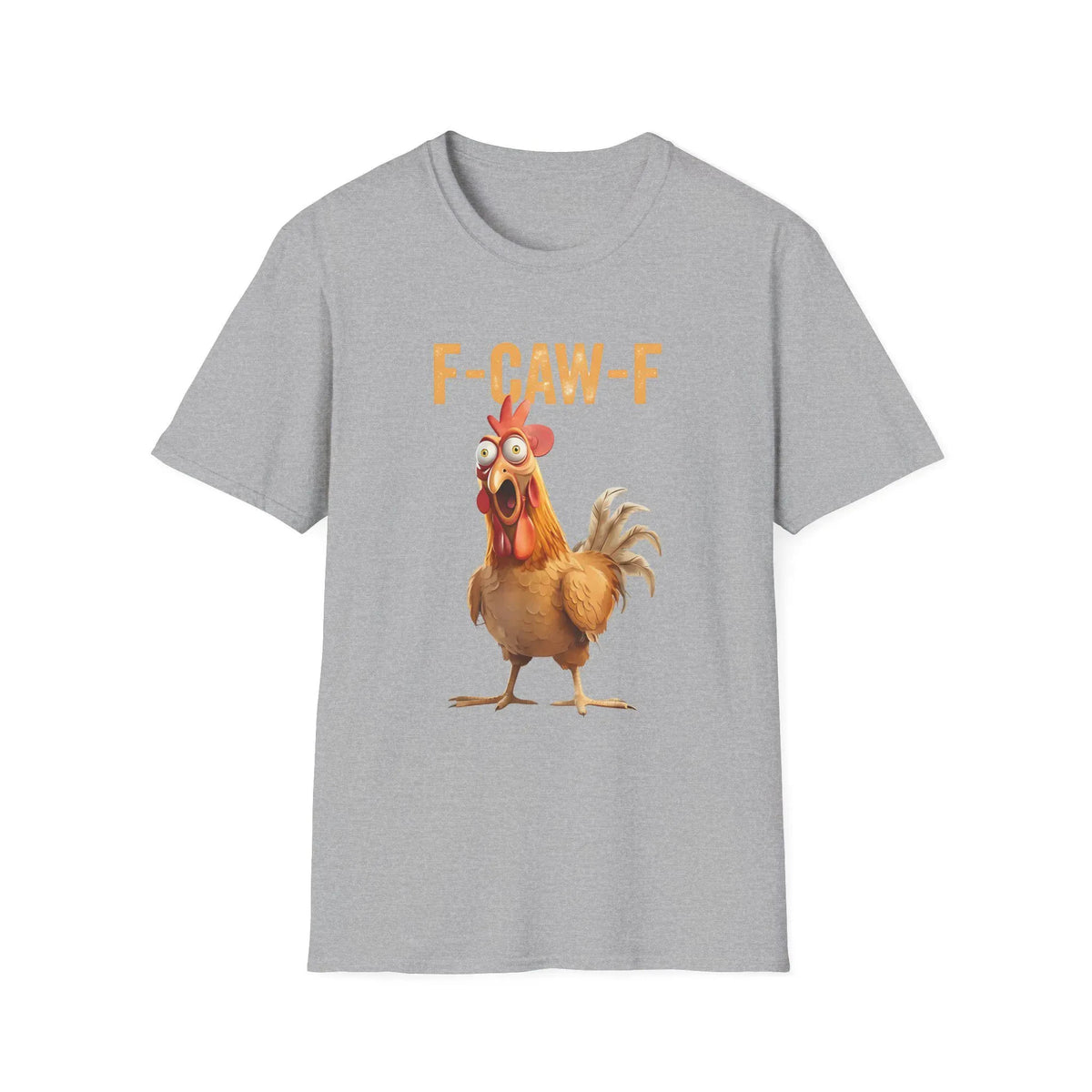 Funny Rooster Meme T-Shirt, F-Caw-F Raven Crow Tee, Sassy Bird Lover Shirt, Moonlit Raven Graphic Top Nature Inspired Autumn Tee
