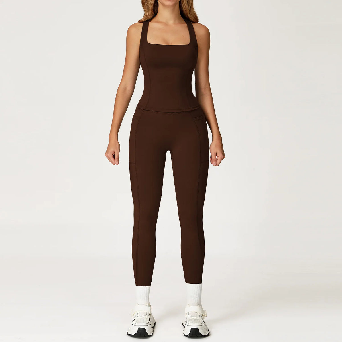 Women Tracksuit Yoga Set 2PCS Gym Workout Clothes for Female Push Up Bra High Waist Leggings Sexy Fitness Sportswear Sports Suit
