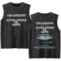 Rapper The Weeknd 2026 After Hours Til Dawn with Playboi Carti Tour Vintage Washed Tank Top Men Summer Oversized Fans Music Vest