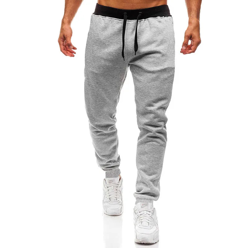 Mens Joggers Casual Pants Fitness Men Sportswear Tracksuit Bottoms Skinny Sweatpants Trousers Black Gyms Jogger Track Pants