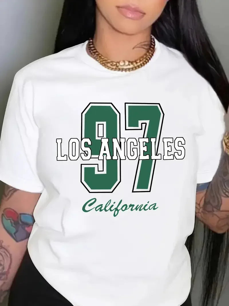 The New Hot Selling Fashion Casual Naughty Girl Printed Women's Short-sleeved Top Women Clothes  Graphic T Shirts Polyester