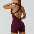Sweat Suit Set Womens Jumpsuit Activewear Sets Women Gym Elastic Workout Outfit Women's One Pcs Yoga Suit Seamless Sports Set