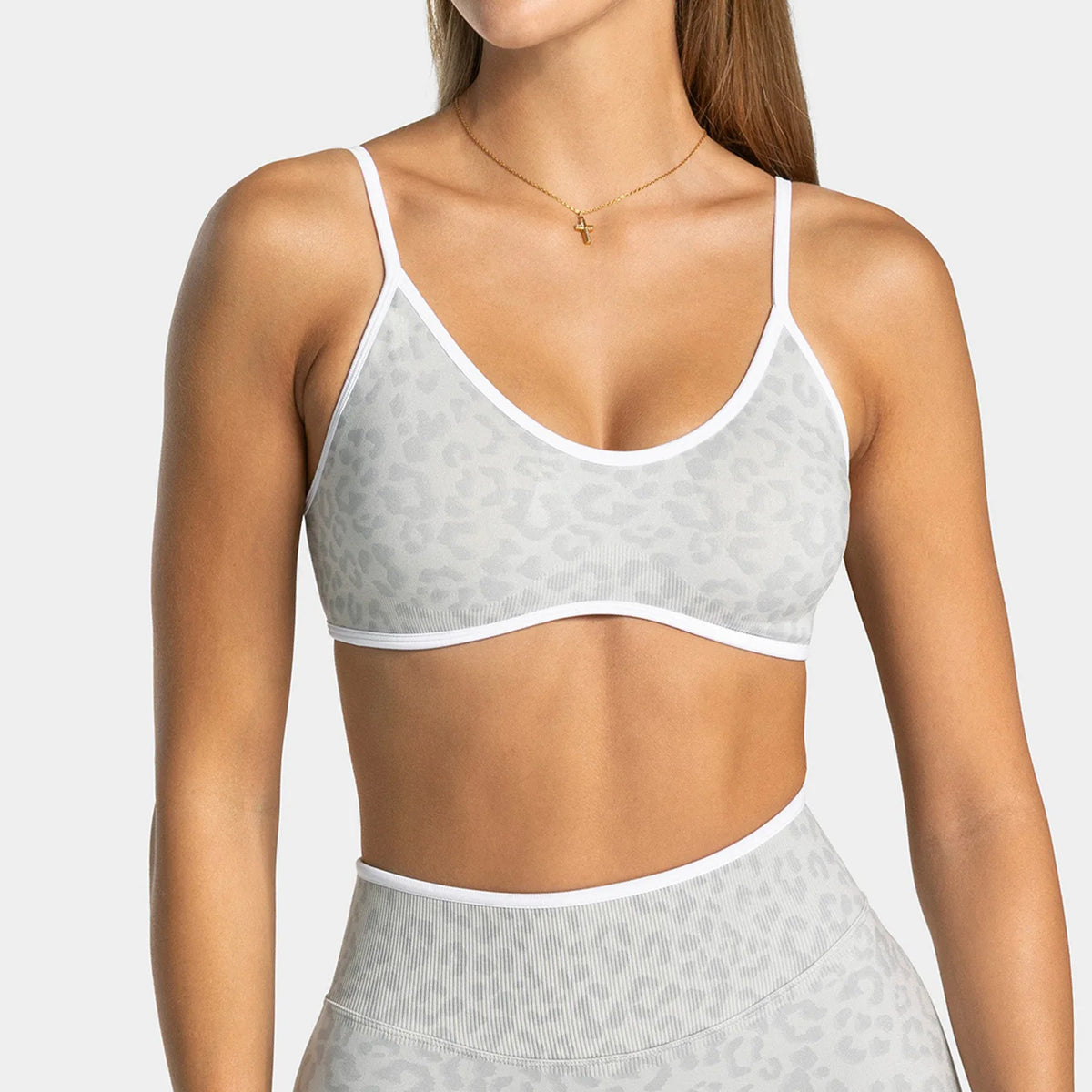 Women's Leopard Print Yoga Top & Bottoms Separate: Racerback Sports Bra, High Waisted Leggings, Shorts | Breathable Stretchy Gym