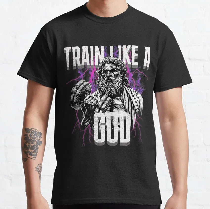 I see Small People Gym Workout Funny bodybuilding fitness weigh tlifting 100% Cotton print plus size T-shirt