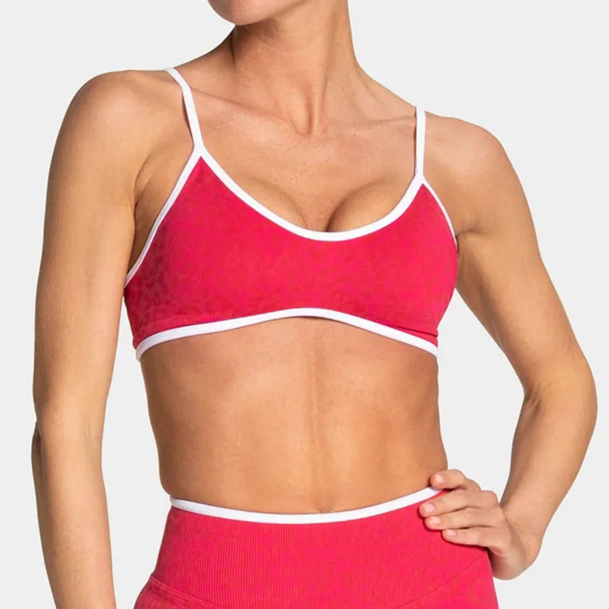 Women's Leopard Print Yoga Top & Bottoms Separate: Racerback Sports Bra, High Waisted Leggings, Shorts | Breathable Stretchy Gym