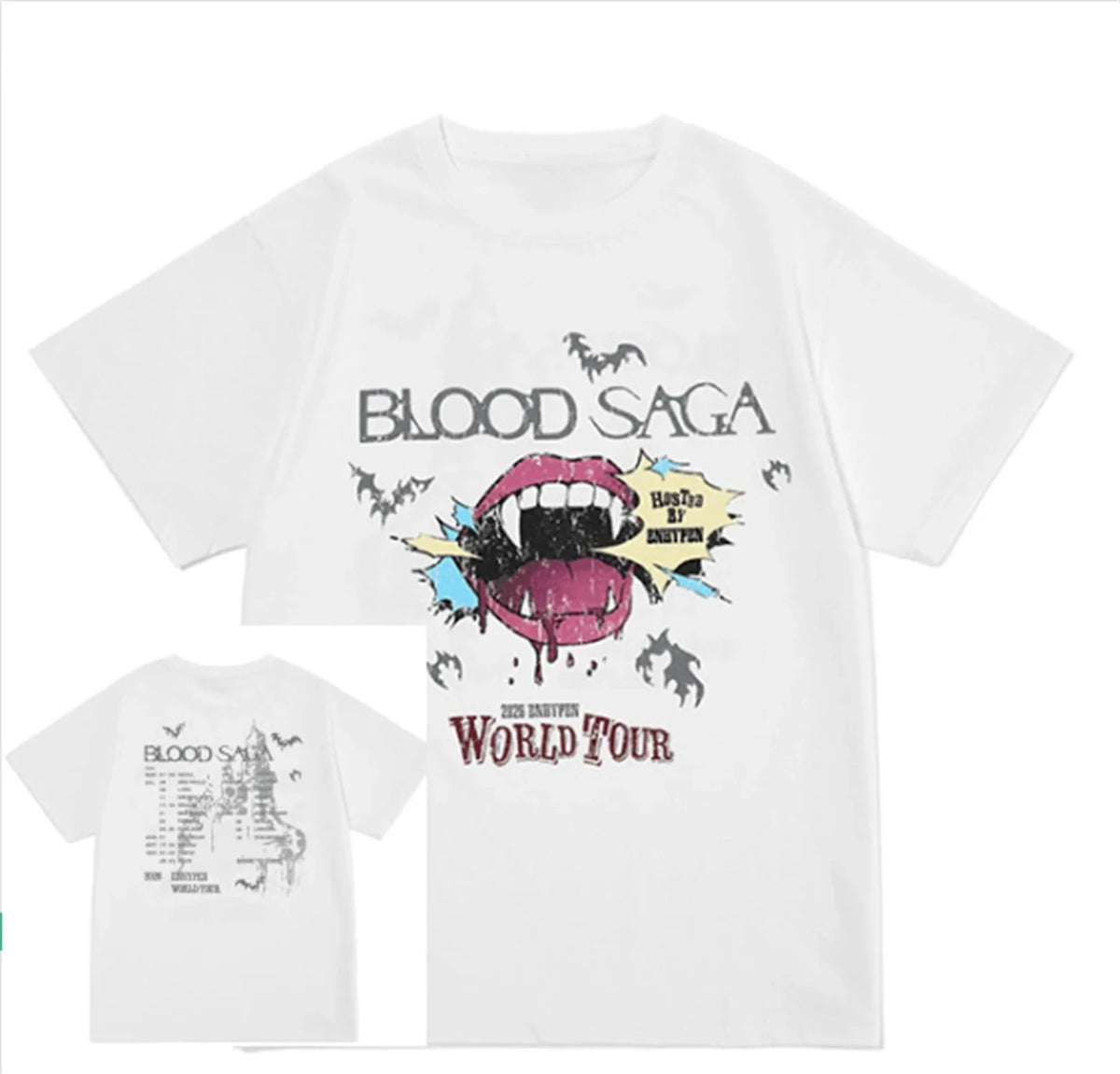 2026 Tour Concert Korean Boy Band Graphic T Shirt Men Women Short Sleeve Fashion Vintage Pop T-shirts