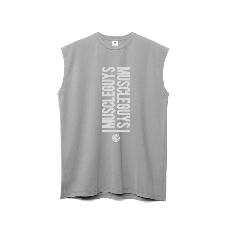 Muscleguys Mesh Gym Clothing Men Workout Tank Top Bodybuilding Vest Fitness Sleeveless Shirt Mens Sports Basketball Jerseys