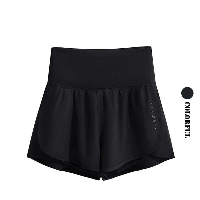 DRUR 2pcs Yoga Set Women Summer Sports Suit 2 Piece Sportswear Outfits Female Short Sleeve Fitness Tops Running Shorts Sets New