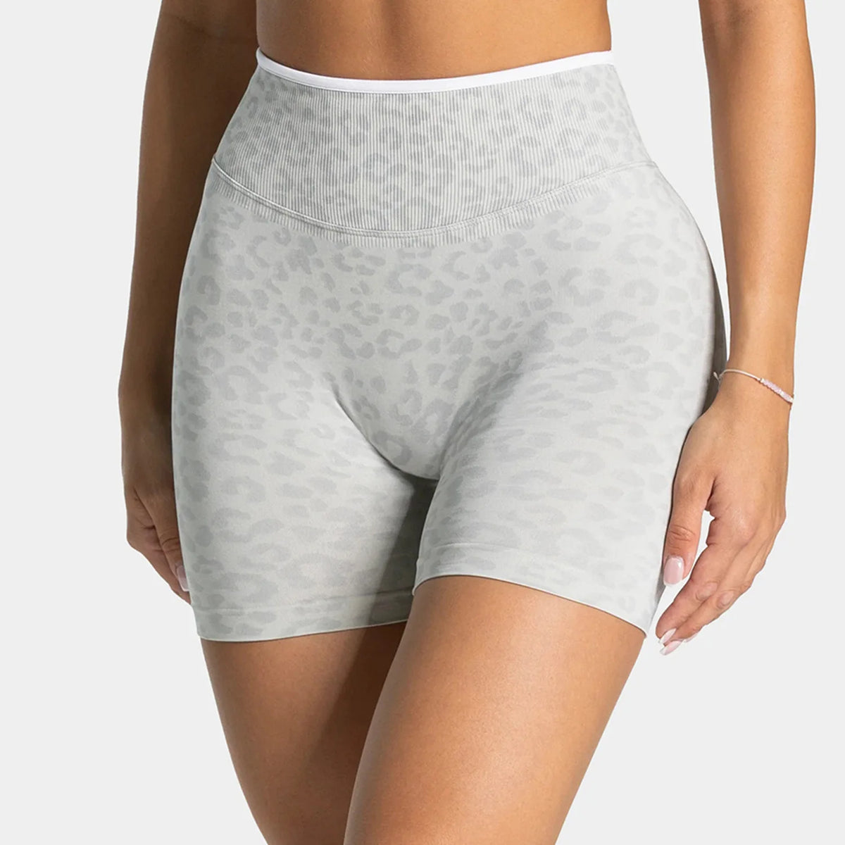 Women's Leopard Print Yoga Top & Bottoms Separate: Racerback Sports Bra, High Waisted Leggings, Shorts | Breathable Stretchy Gym