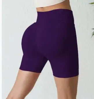 Woman Gym Short Seamless Slim Leggings High Waist Fitness Training Yoga Clothing Running Butt Lifting Cycling Sports Shorts