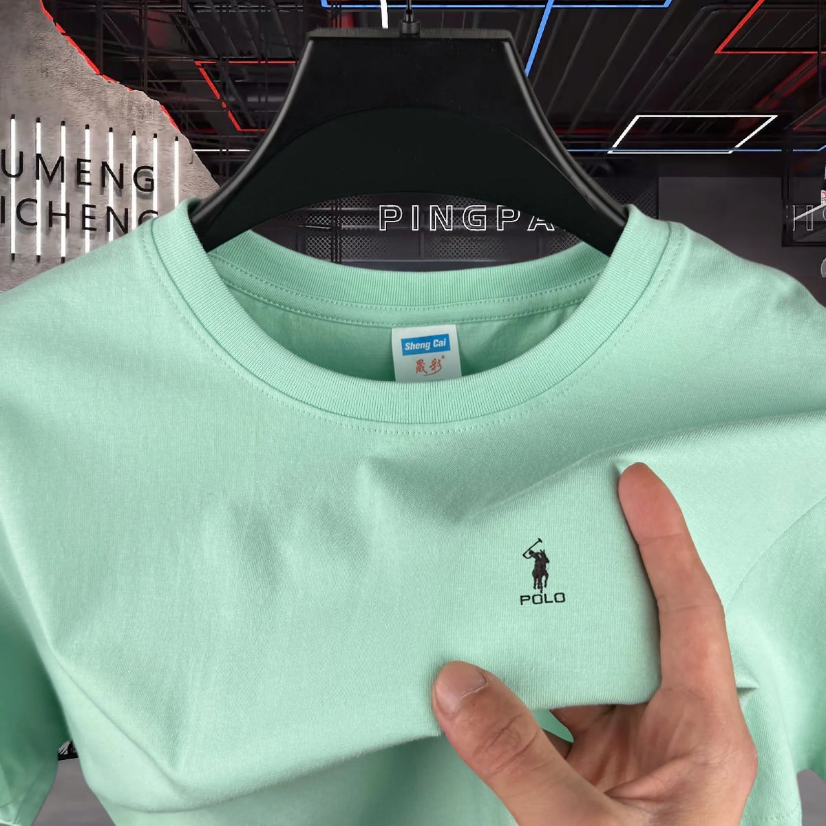 100% Pure Cotton High-End Brand Round Neck Short Sleeved Men's T-Shirt Summer Fashion Luxury Embroidery Design Paul Casual Top