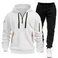 Sweatshirt Set for Autumn and Winter Outdoor Sports and Fitness Trend Hooded Sweatshirt Casual Pants Set