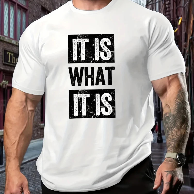 Men's Plus Size Cotton T-Shirt | Casual Short Sleeve Tee 1XL-7XL