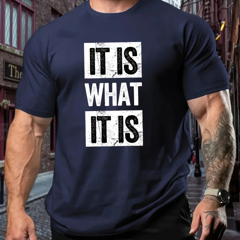 Men's Plus Size Cotton T-Shirt | Casual Short Sleeve Tee 1XL-7XL