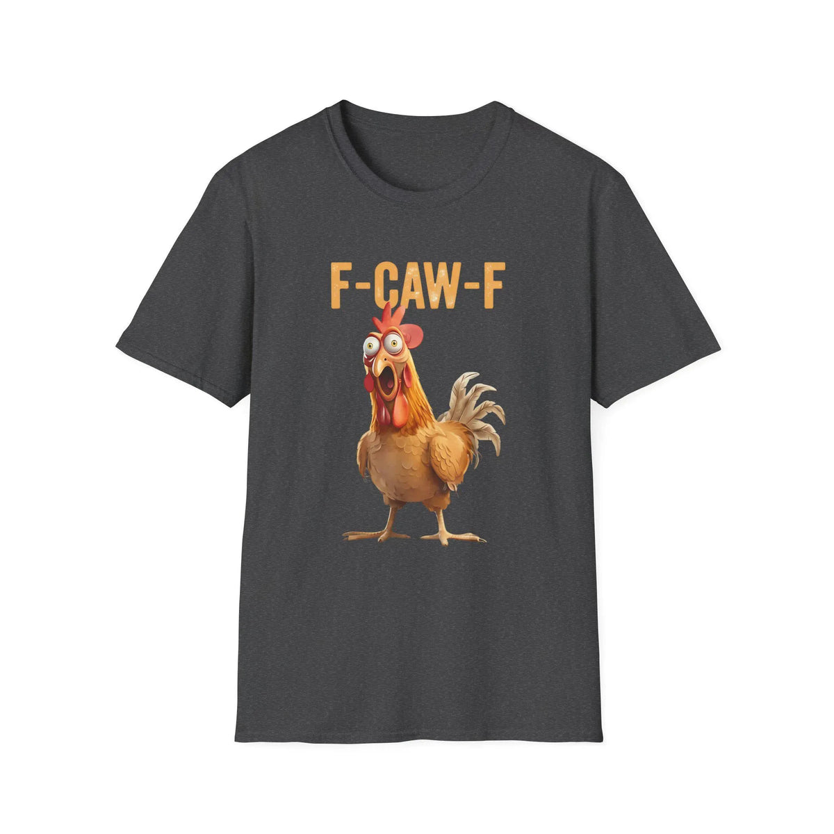 Funny Rooster Meme T-Shirt, F-Caw-F Raven Crow Tee, Sassy Bird Lover Shirt, Moonlit Raven Graphic Top Nature Inspired Autumn Tee