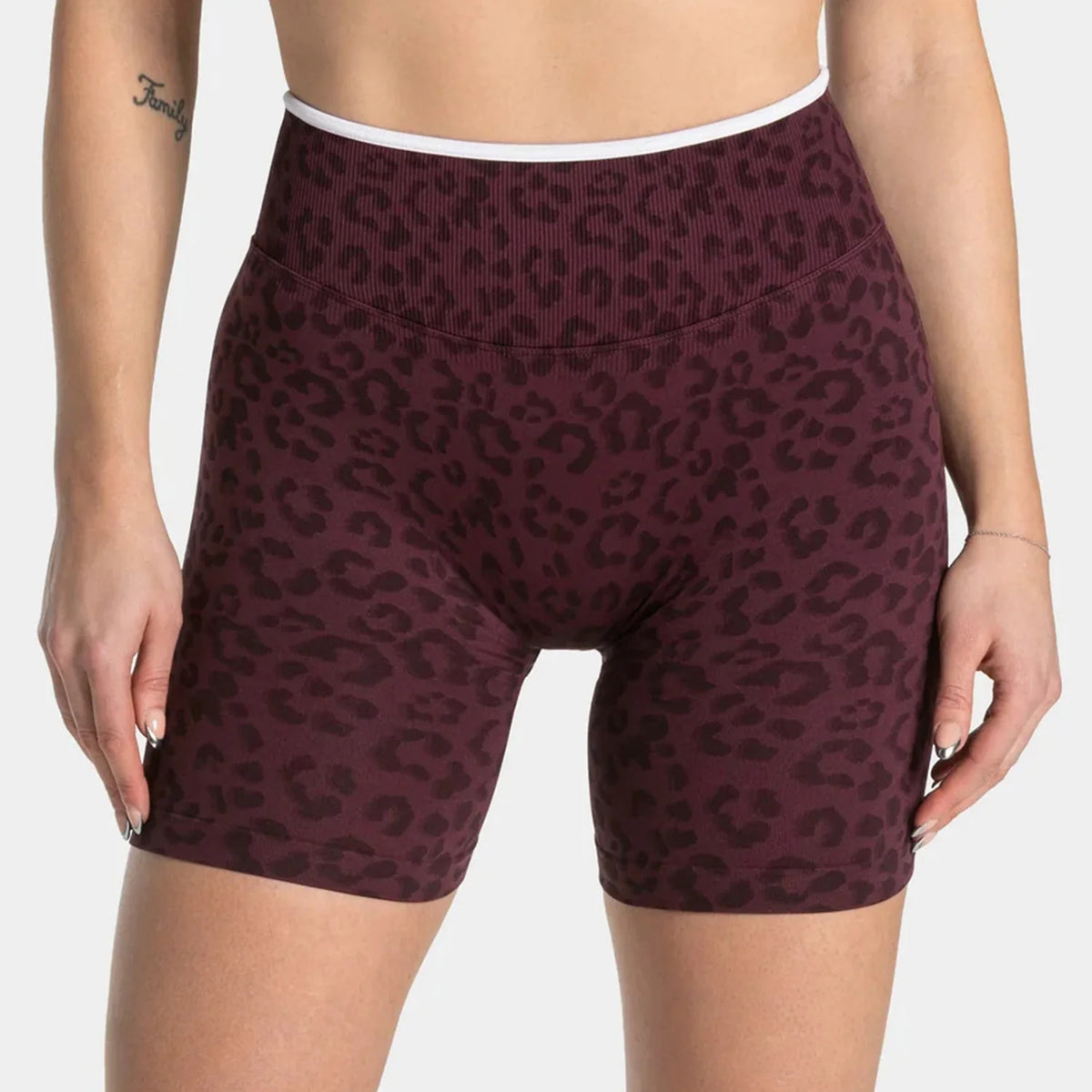 Women's Leopard Print Yoga Top & Bottoms Separate: Racerback Sports Bra, High Waisted Leggings, Shorts | Breathable Stretchy Gym