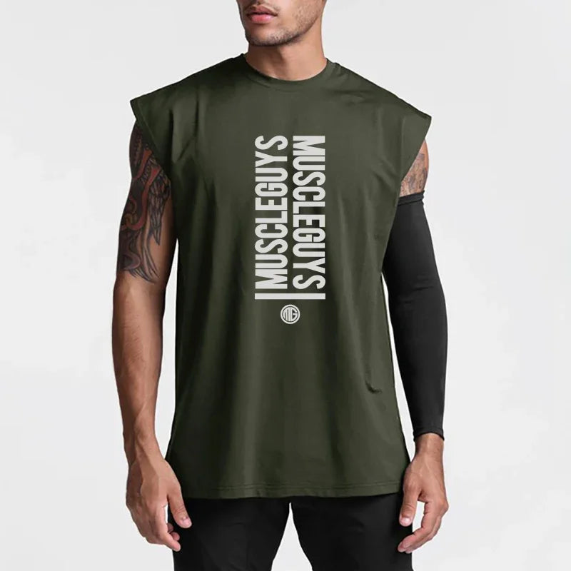 Muscleguys Mesh Gym Clothing Men Workout Tank Top Bodybuilding Vest Fitness Sleeveless Shirt Mens Sports Basketball Jerseys