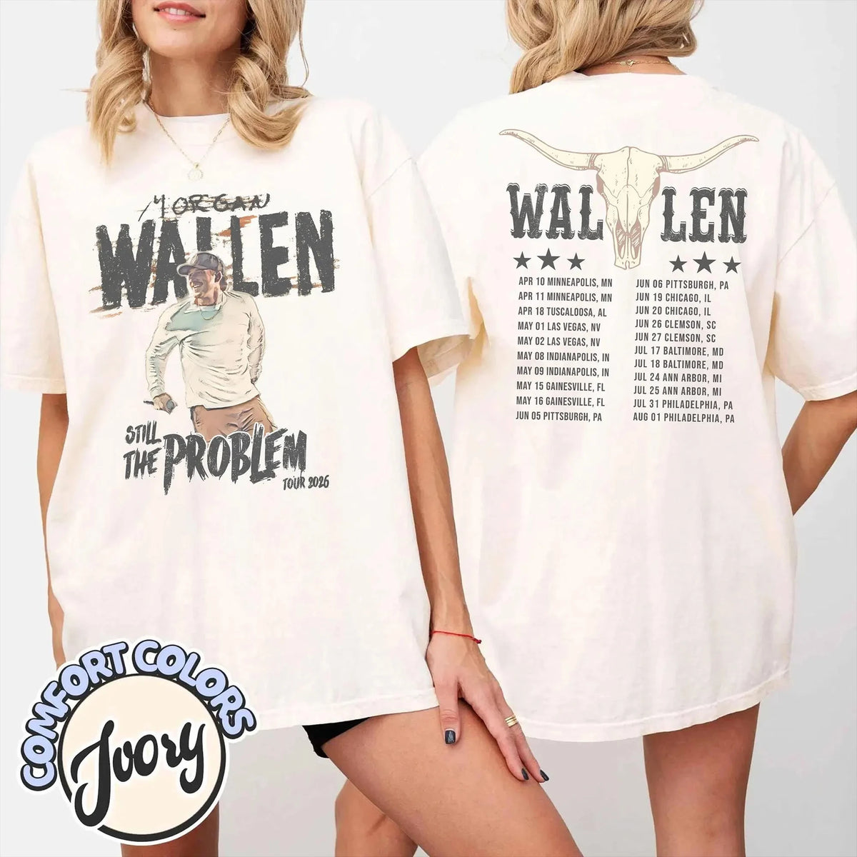Morgan Wallen 2026 Tour T-shirt Loose  Casual Fashion Spring/Summer New Couple T-shirt  vintage clothes oversized t shirt