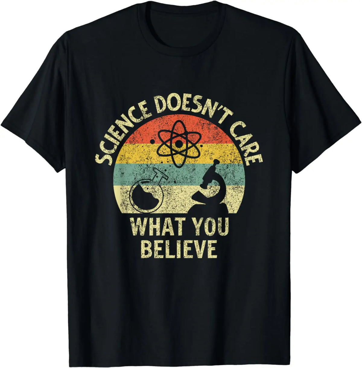 Teacher Scientific Science Doesnt Care What You Believe in T-Shirt  Y2k Clothes  T Shirt Women  Camisetas