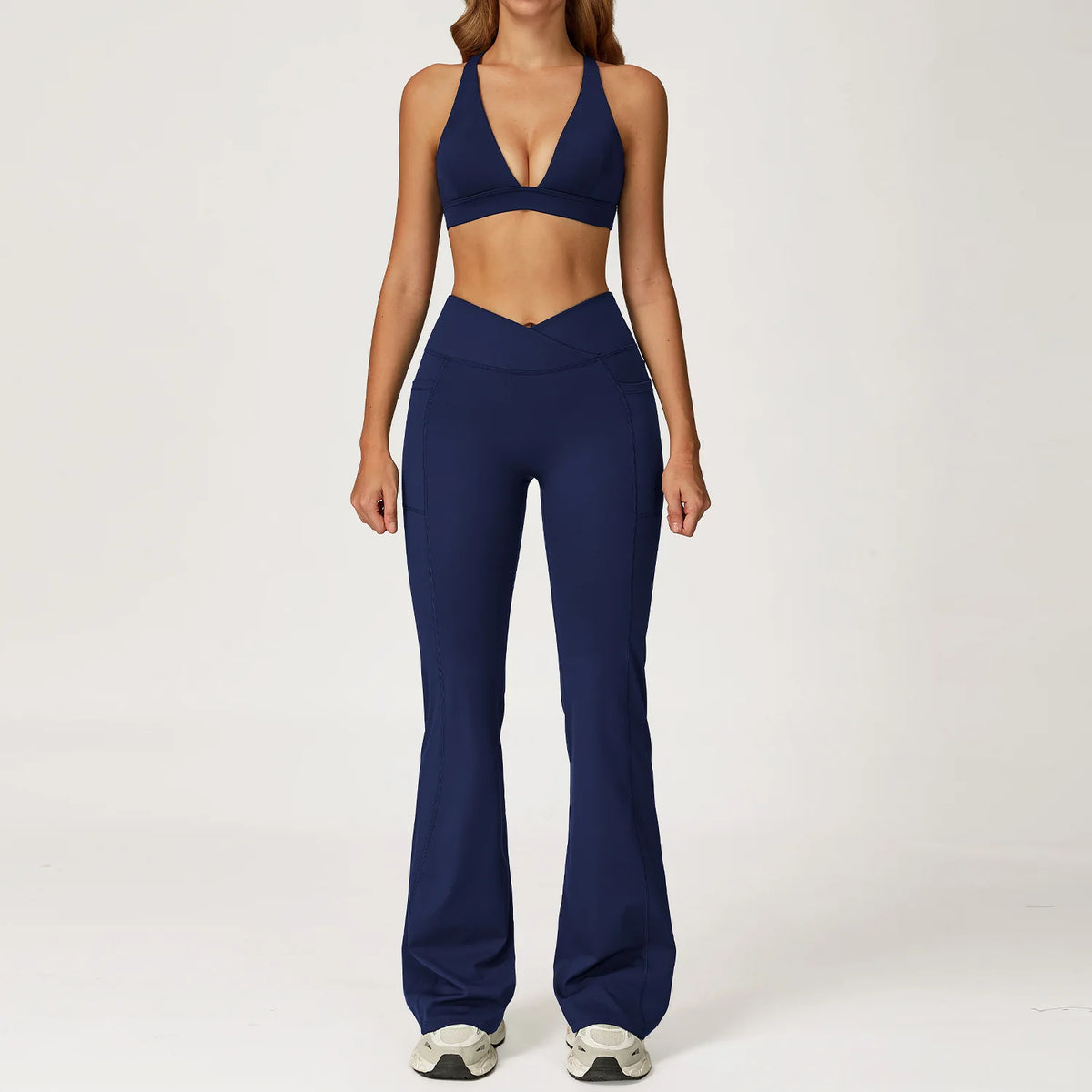 Women Tracksuit Yoga Set 2PCS Gym Workout Clothes for Female Push Up Bra High Waist Leggings Sexy Fitness Sportswear Sports Suit