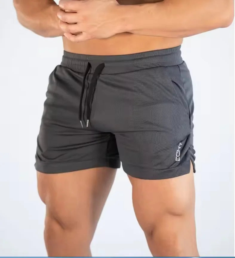 2025 Mens Gym Training Shorts Men Sports Casual Clothing Fitness Workout Running Grid quick-drying compression Shorts Athletics