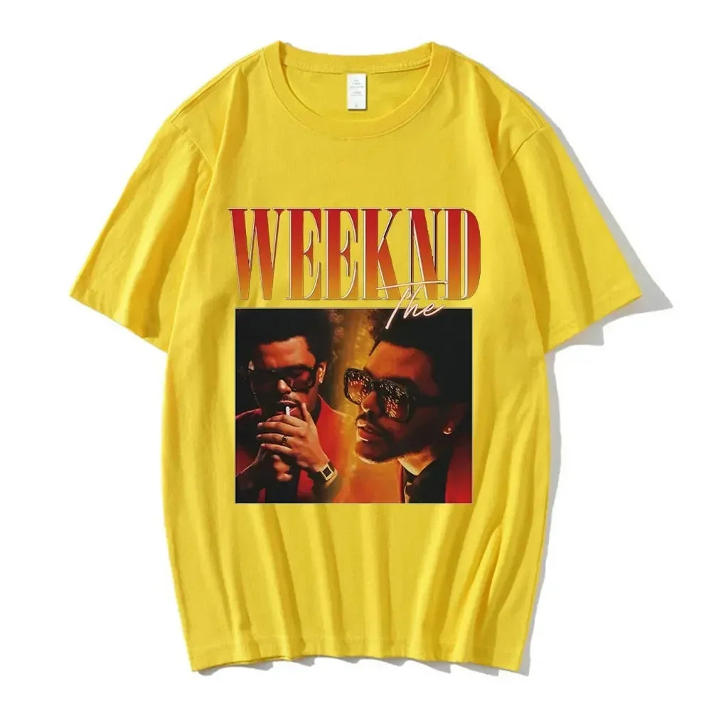 The Weeknd Print Women T Shirt Girl Graphic Printed Fashion Harajuku 2026 Hip Hop Clothes Causal Female Y2K Tops Tee