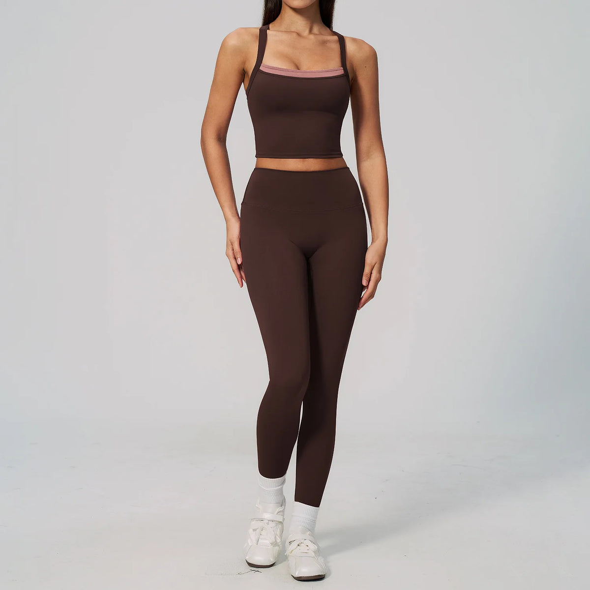 Yoga Set Women Tracksuit 2 Piece Gym Clothing Sportswear Running Tank Top Fitness Leggings Workout Outfits  Athletic Wear Suit