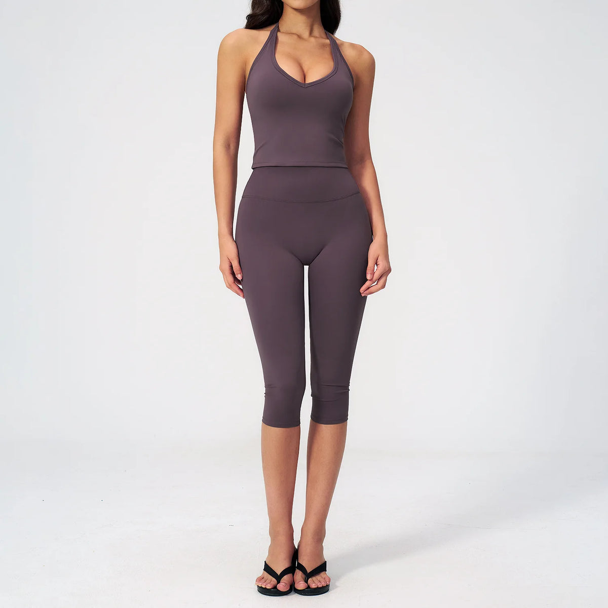 Women's Fitness Set Gym Tracksuit Breathable Sports Bra Flared Trousers Suit Workout Clothing Sportswear Female Athletic Wear