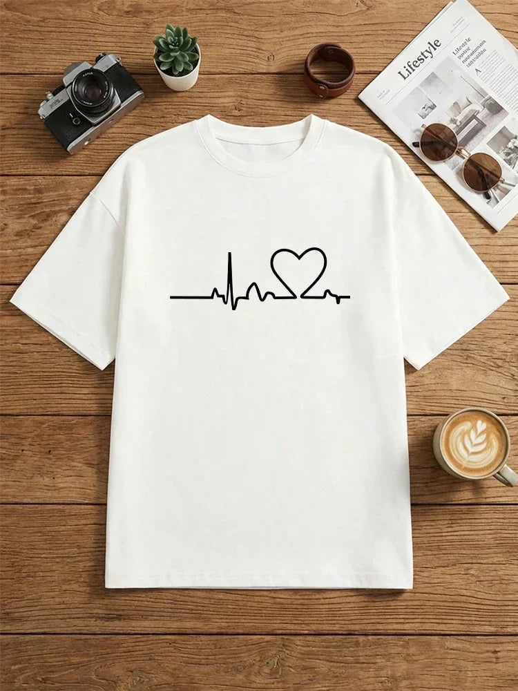 Spring Summer New Women T-shirt Classic Black/white Pure Color Oversize Tees Female Home Outdoor Casual Fashion Short Sleeve Top