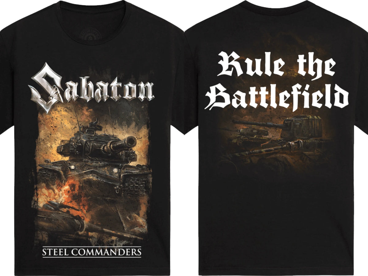 Sabaton Official Graphic T-shirt Women Men Oversized Y2k Heavy Metal Band Short Sleeve Female Male Clothing High Quality Tees