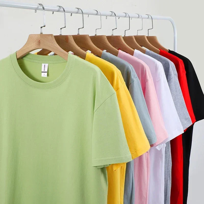 Gym Hub Printed Men's T-Shirt 100% Cotton Oversized Funny Graphic Tees for Men Summer Tops