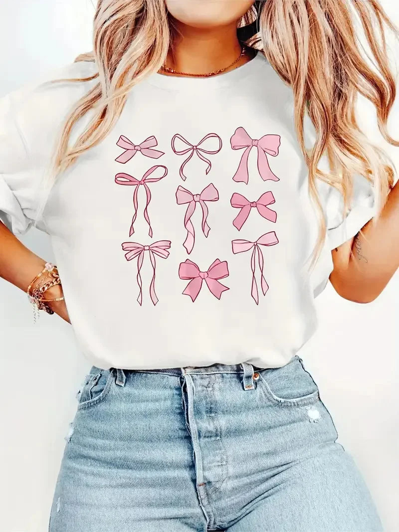 The New Hot Selling Fashion Casual Naughty Girl Printed Women's Short-sleeved Top Women Clothes  Graphic T Shirts Polyester