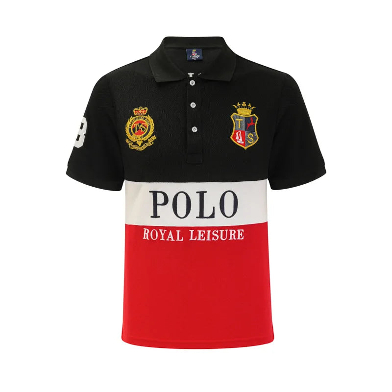 Classic Men Short Sleeve Polo Shirt 2026 New Golf Great Quality Oversize Men Button Collar T-shirt US Size Clothing Manufacturer