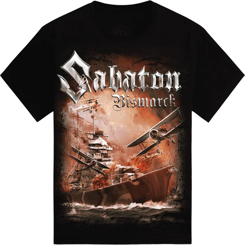 Sabaton Official Graphic T-shirt Women Men Oversized Y2k Heavy Metal Band Short Sleeve Female Male Clothing High Quality Tees