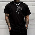Men's Top High Quality 100% Cotton T-shirts Summer Spring Male Daily Casual Fashion Round Neck Short Sleeve Tees