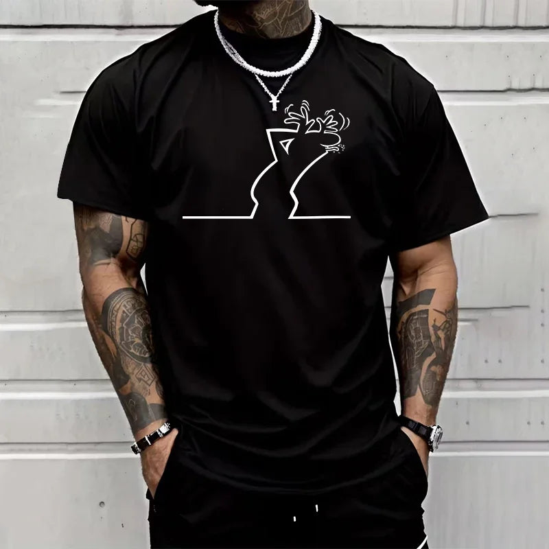 Men's Top High Quality 100% Cotton T-shirts Summer Spring Male Daily Casual Fashion Round Neck Short Sleeve Tees