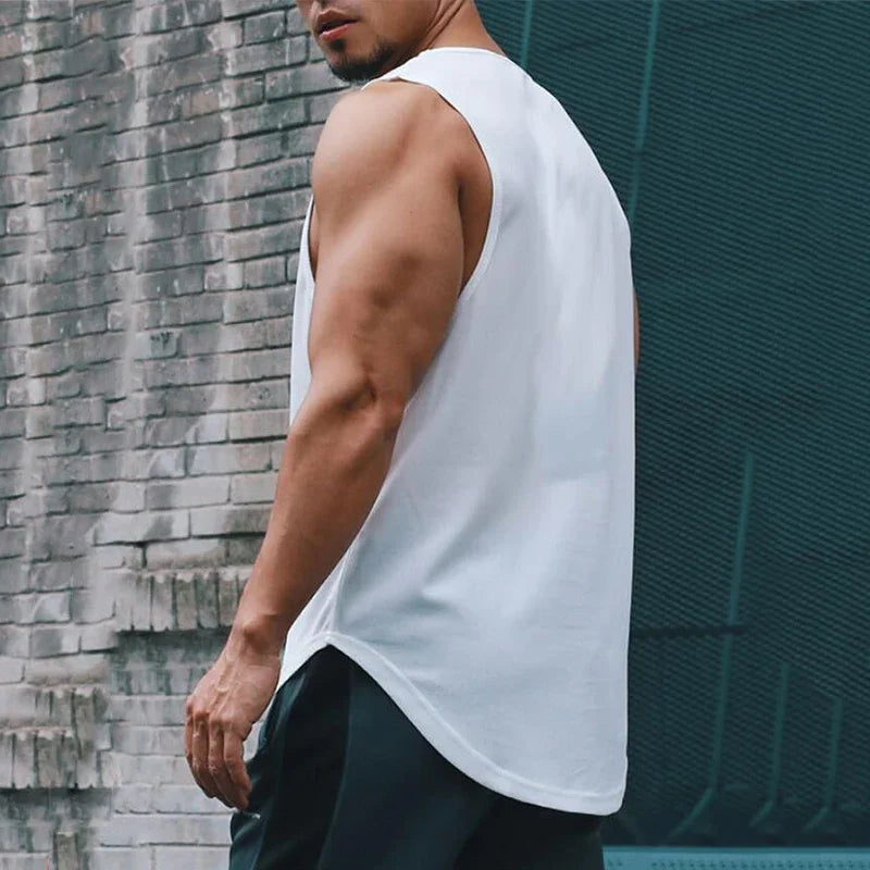 Mens Gym Clothing Fitness Bodybuilding Mesh Tank Tops Stringer Singlet Vest Clothes Sleeveless Shirts Muscle Summer Undershirt
