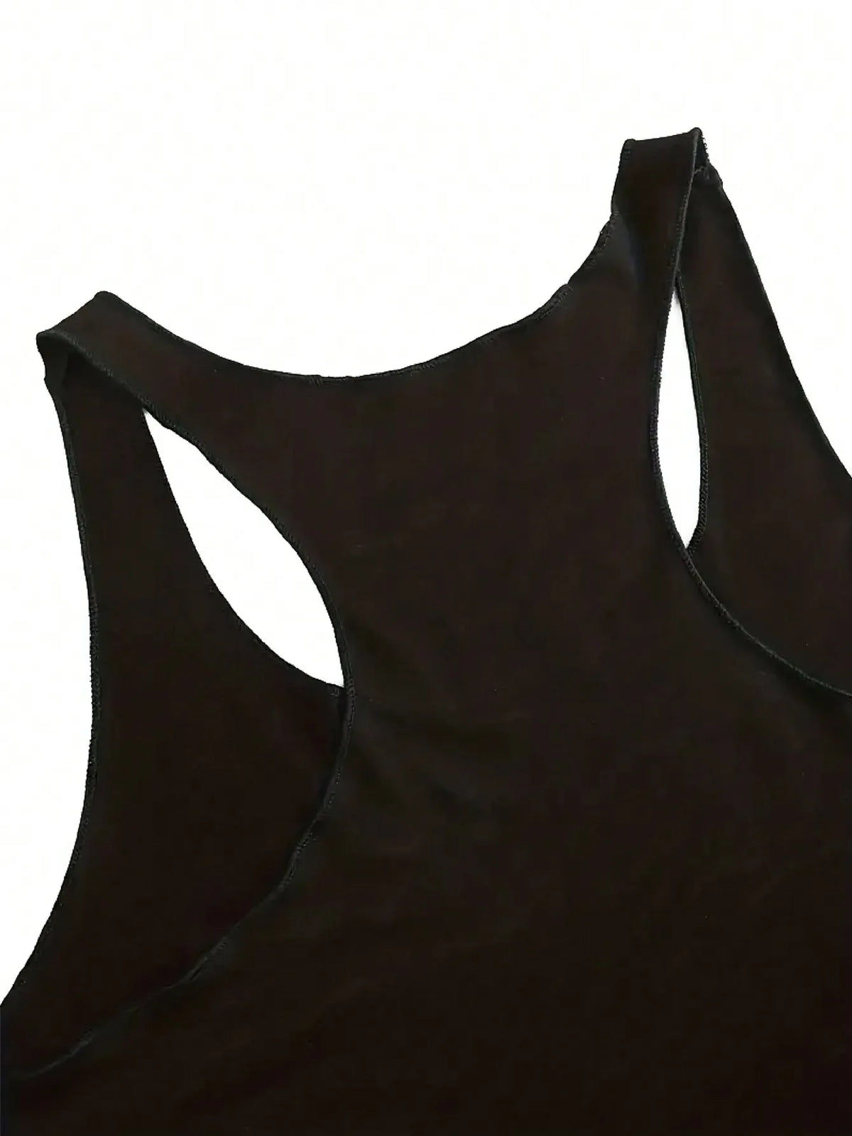 2026 Women's Summer New Casual Slogan Printed Solid Color Tank Top, Suitable for Daily Travel, Comfortable to Wear